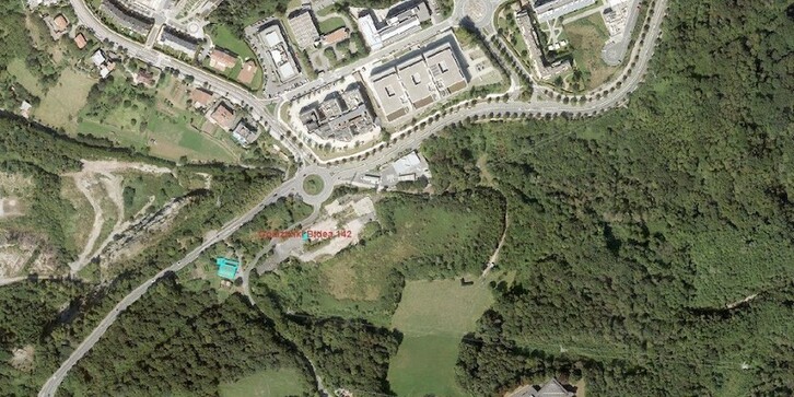 Oriamendin eraikitzea onartu den kanpin berria.