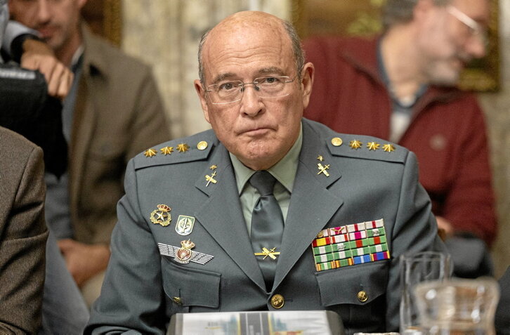 Imagen del coronel jefe de la Comandancia de Madrid de la Guardia Civil, Diego Pérez de los Cobos.