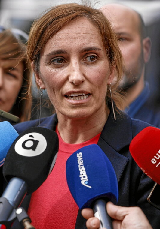 Ministra de Sanidad Mónica García.