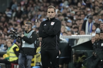 Jagoba Arrasate, 2024an Uruguairen kontrako partidan.