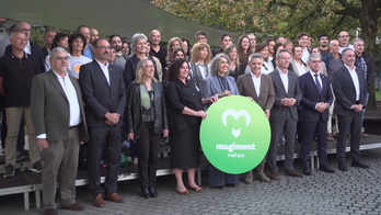 Mugiment Mahaiaren aurkezpena, Zornotzan.