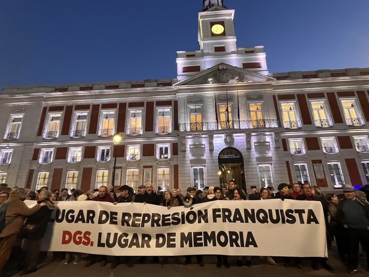 Una de las recurrentes movilizaciones para reclamar que la antigua DGS fuera Lugar de Memoria.
