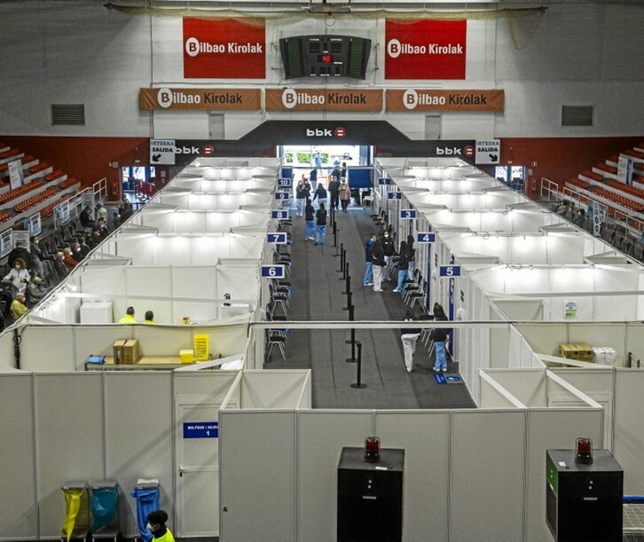 Imagen del vacunódromo de La Casilla.