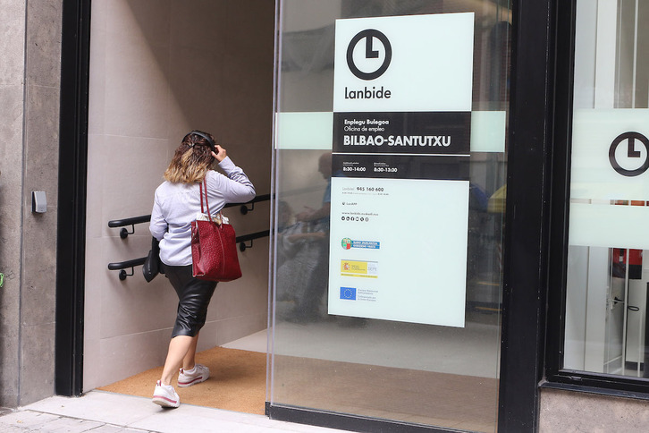 La nueva oficina de Lanbide en Santutxu (Bilbo).