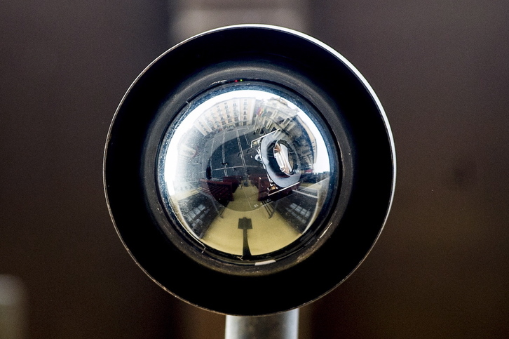 Imagen de archivo de una cámara de videovigilancia.