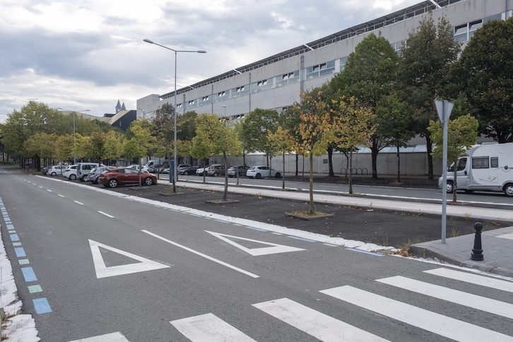 Campus de la EHU en Donostia, en una imagen de archivo.