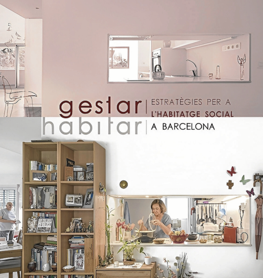 Portadar del libro «Gestar / Habitar. Estrategias para la vivienda social en Barcelona»