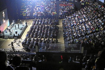 Irudian, Bizkaiko 2023ko finala, Bilbao Arenan. Aurten Casillan izango da.