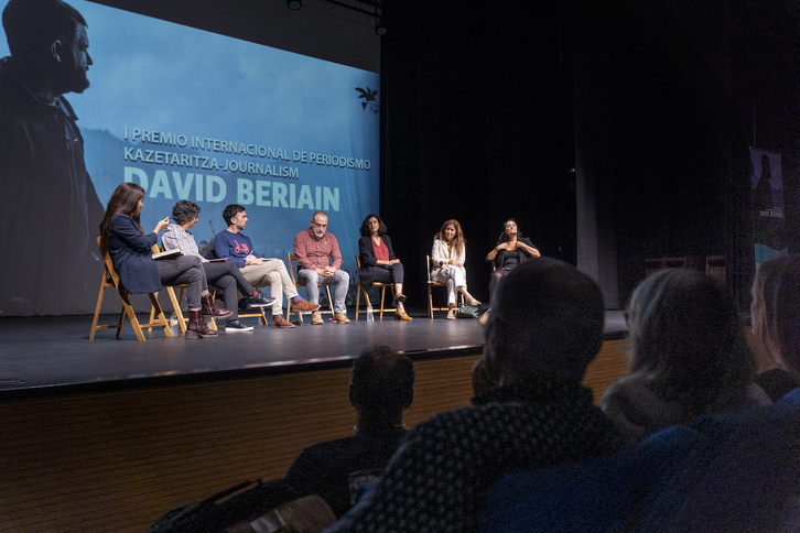 Artaxoa ha rendido homenaje al periodista David Beriain.