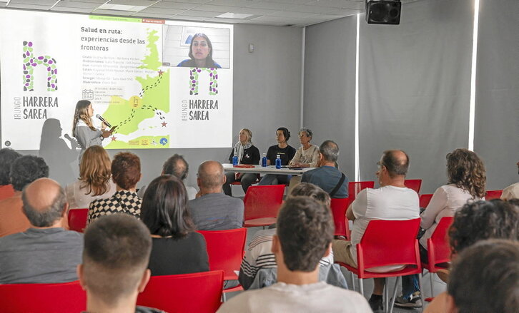 Irungo Harrera Sareak antolaturiko hitzaldia, pasa den ostiralean.