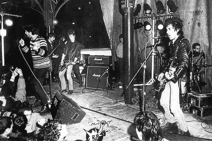 Fotografía de RIP en concierto en los años 80. Archivo RIP