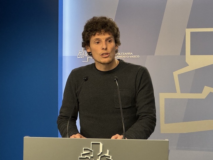 El parlamentario de EH BIldu Xabier Astigarraga ha anunciado la presentación de 47 enmiendas.