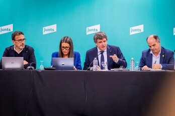 La Ejecutiva de Junts se ha reunido en Perpinyà.