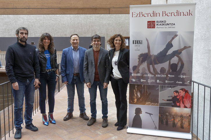 David Bernues, Maider Beloki, Iñaki Zabaleta, Javier Arakama eta Maitane Bueno, 