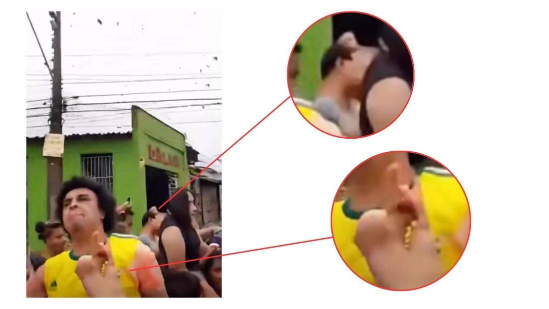 Captura de pantalla hecha el 24 de octubre de 2025 de un video en Facebook. (AFP)