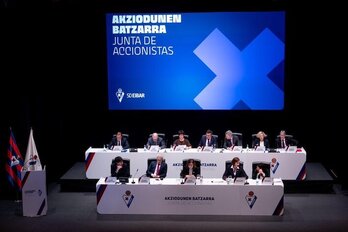 Junta General de accionistas del Eibar.