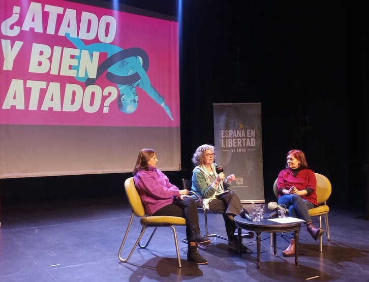 Consuelo García, Justa Moreno y Pilar Iglesias en ‘Atado y bien atado’.