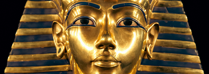 Tutankamonen urrezko hileta-maskara.