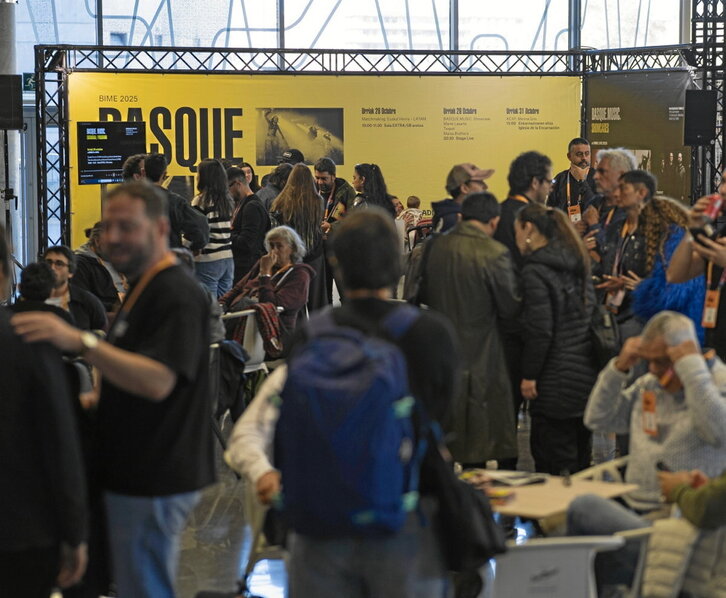 Euskal Herriko Musika Bulegoaren erakustokia, Euskalduna Jauregiko BIME azokan.