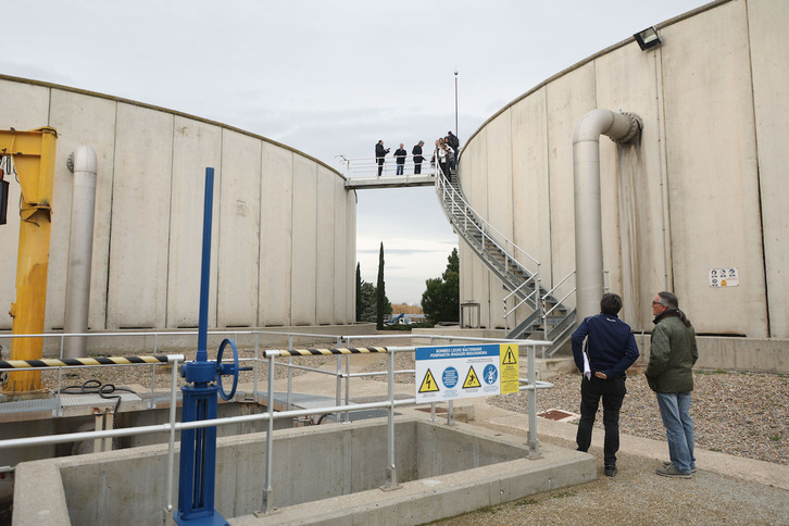 Imagen de la depuradora de Tutera.