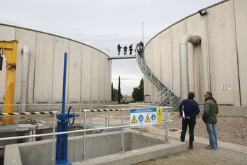 Imagen de la depuradora de Tutera.