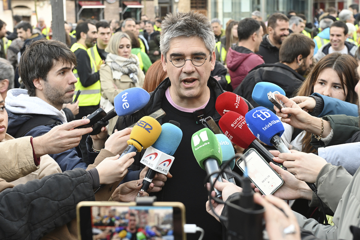 Gorka Elejabarrieta, artxiboko irudi batean.