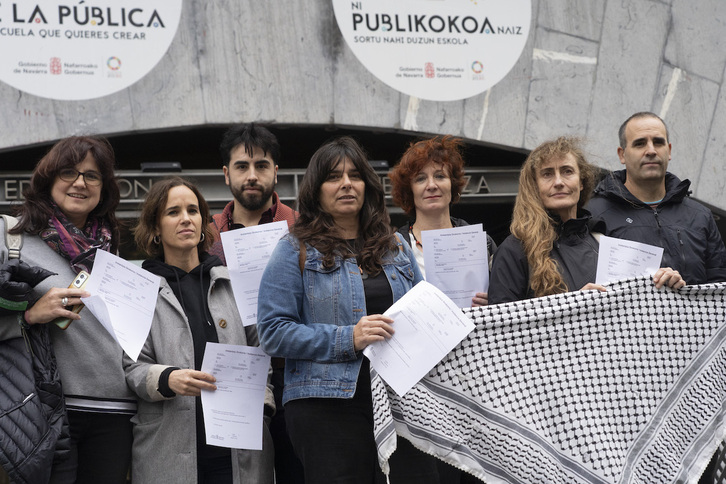 Docentes por Palestina pide al consejero Gimeno que se done a la UNRWA el salario descontado por la huelga del 15 de octubre.