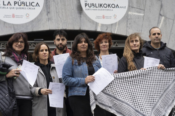 Docentes por Palestina pide al consejero Gimeno que se done a la UNRWA el salario descontado por la huelga del 15 de octubre.