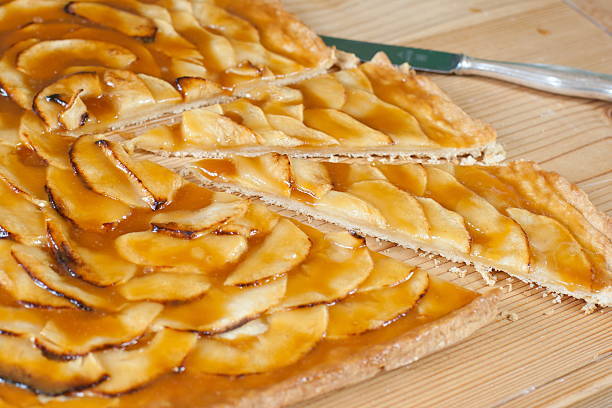 Tarta de manzana y toffe