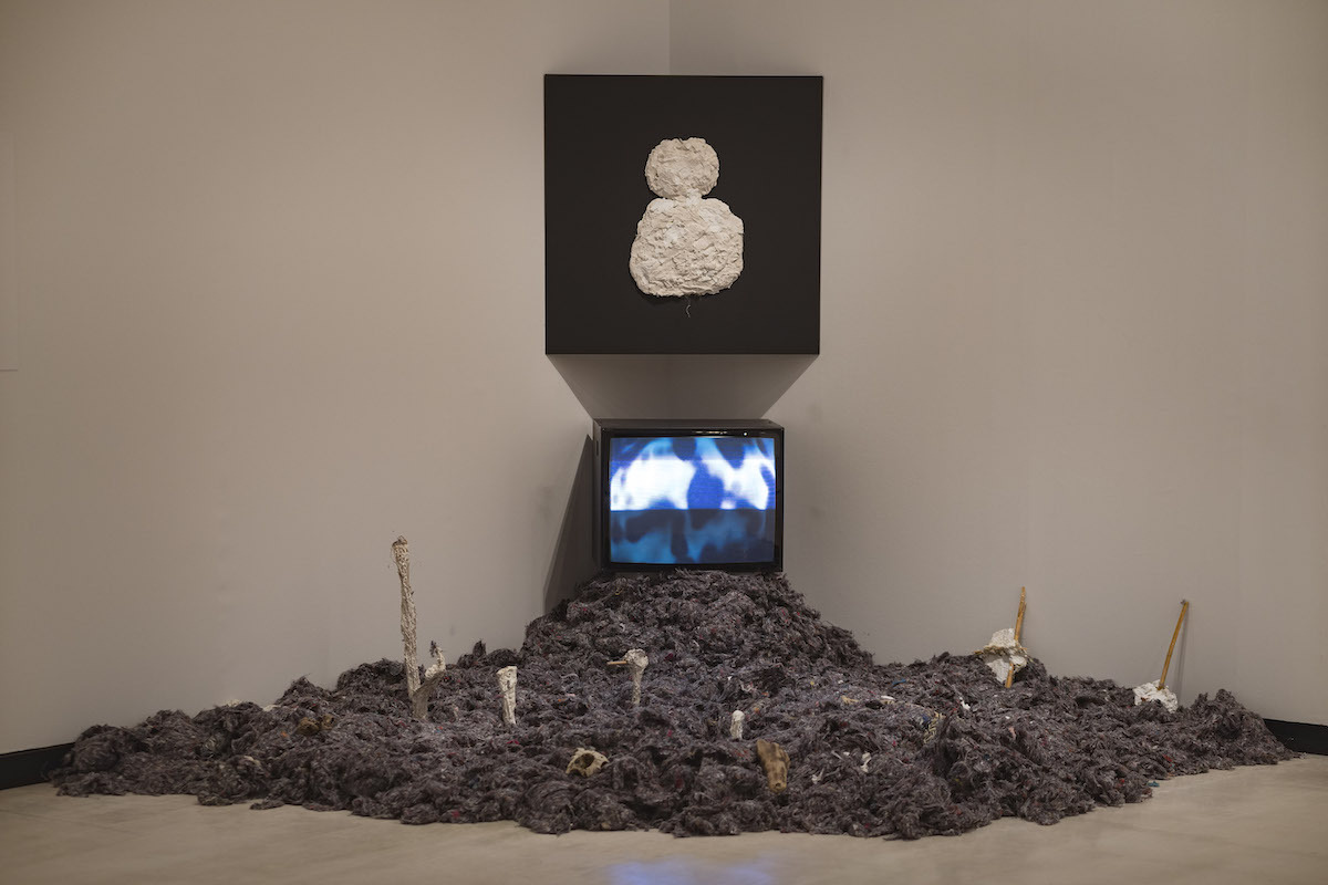 Una de las obras incluidas en la muestra antológica. (Aritz LOIOLA | FOKU)