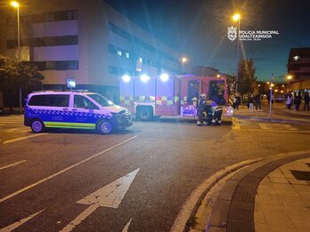 Imagen distribuida por la Policía Local de Iruñea.