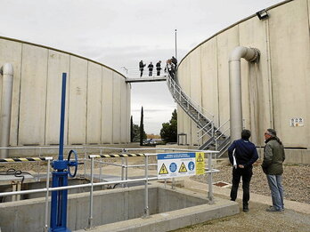 Imagen de la depuradora de Tutera.