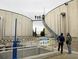 Imagen de la depuradora de Tutera.