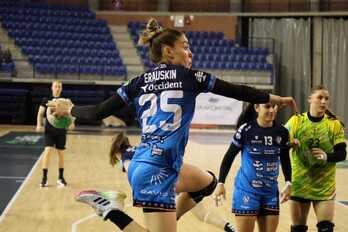 Azken segundoraino lana latz egin behar izan zuen Logroñon irabazteko.