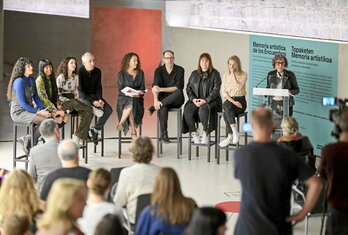 Imagen de la presentación de la muestra.