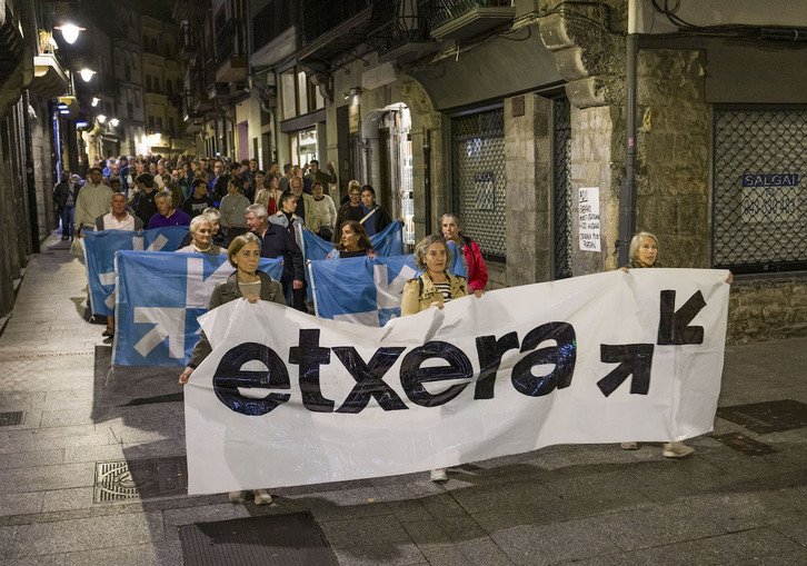 Azken ostiraleko mobilizazioa Hernanin.