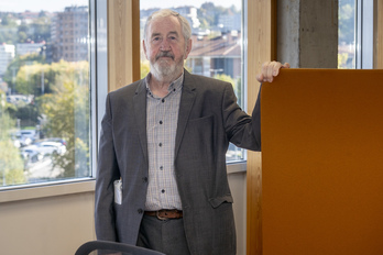 Michael Culbert, en la redacción de GARA/NAIZ en Donostia.