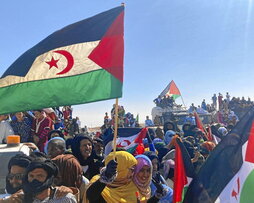 Imagen de archivo de la celebración del aniversario del Frente Polisario en Tinduf.