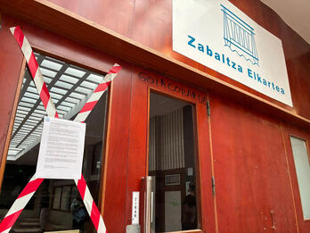 El local de la Asociación de Jubilados Zabaltza de Gros.