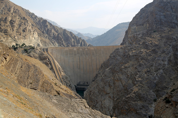 La presa de Amir Kabir, en una imagen del pasado julio.