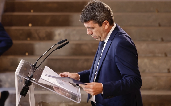 Asociaciones de víctimas no han dejado de reclamar la dimisión o cese de Mazón en este año.