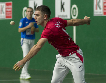 Beñat Senar Amianoren aurka nagusi izan zen ligaxkan eta hala errepikatzea nahiko luke larunbateko finalean ere.