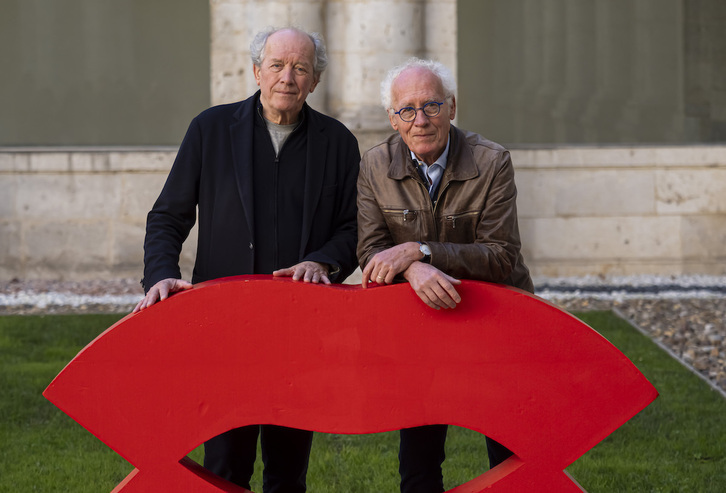 Los cineastas Luc y Jean-Pierre Dardenne.
