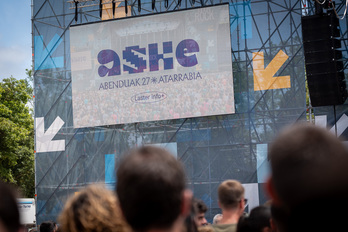 Hatortxu Rock jaialdiaren agur egunean aurkeztu zuten Aske jaialdi berria.