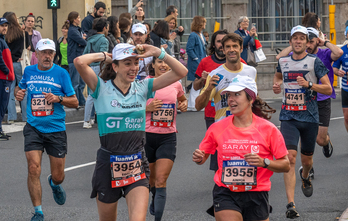 La participación femenina sigue en aumento en la Behobia-Donostia.