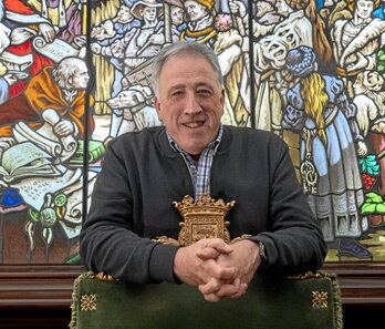 Joseba Asiron Iruñeko alkatea.