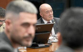 Juan Ignacio Perez Iglesias, atzo, Gasteizko Legebiltzarrean.