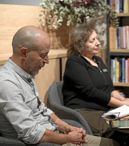 Juan Carlos Longás e Isabel Elizalde.