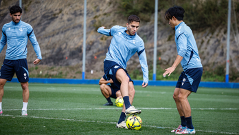 Zakharyan ha entrenado con normalidad y está en la lista para viajar a Elche.