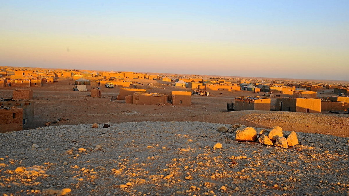 Aaiuneko errefuxiatuen kanpalekuko irudia. (Andoni LUBAKI))